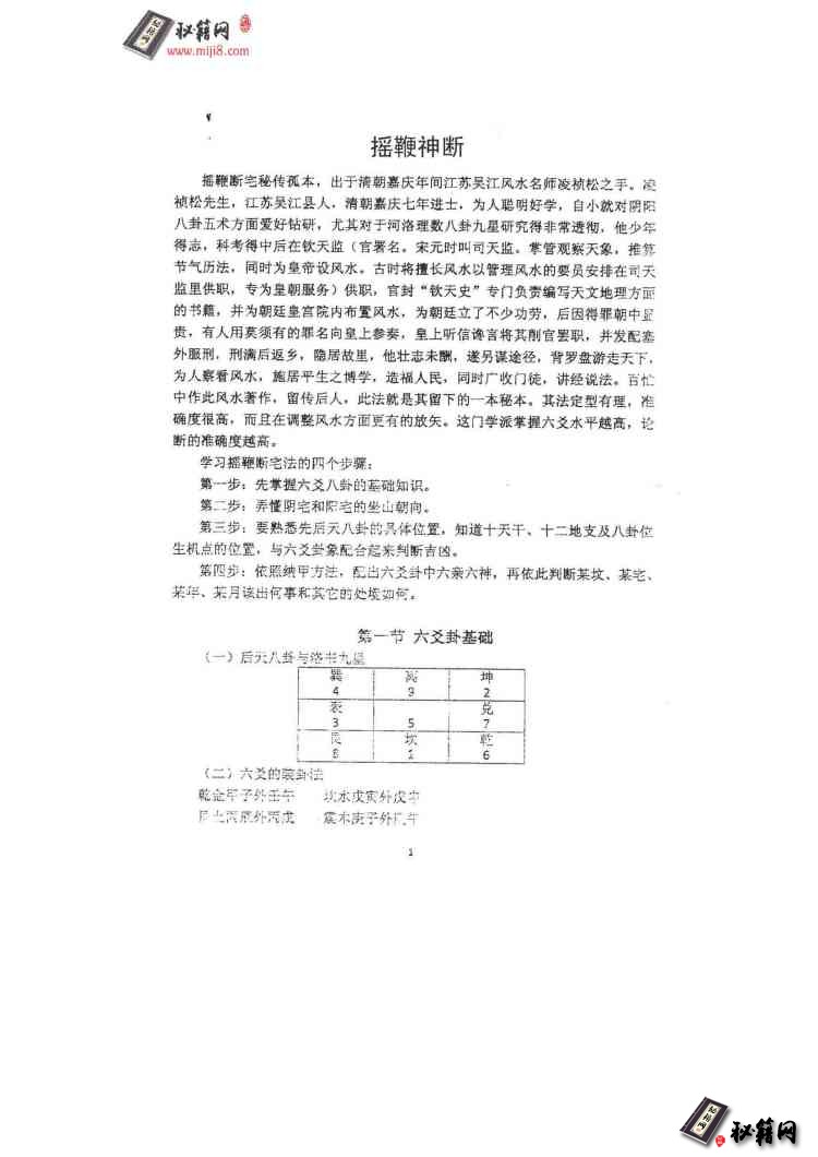 风水秘本《摇鞭神断》清朝嘉庆年间江苏吴江风水名师凌祯松之手断宅秘传孤本