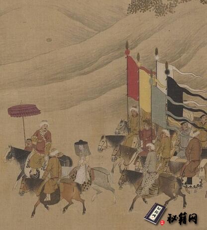 古籍.胡笳十八拍文姬归汉图.166134X3936像素.美国大都会艺术博物馆藏.明摹宋本